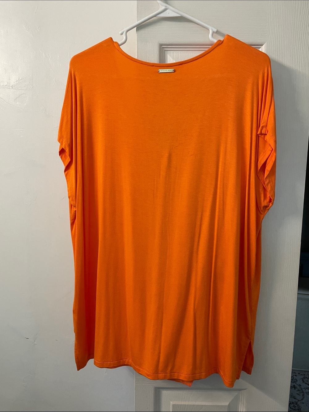 Michael Kors V-Neck Ruffle Tunic Top - Picture 3 of 10